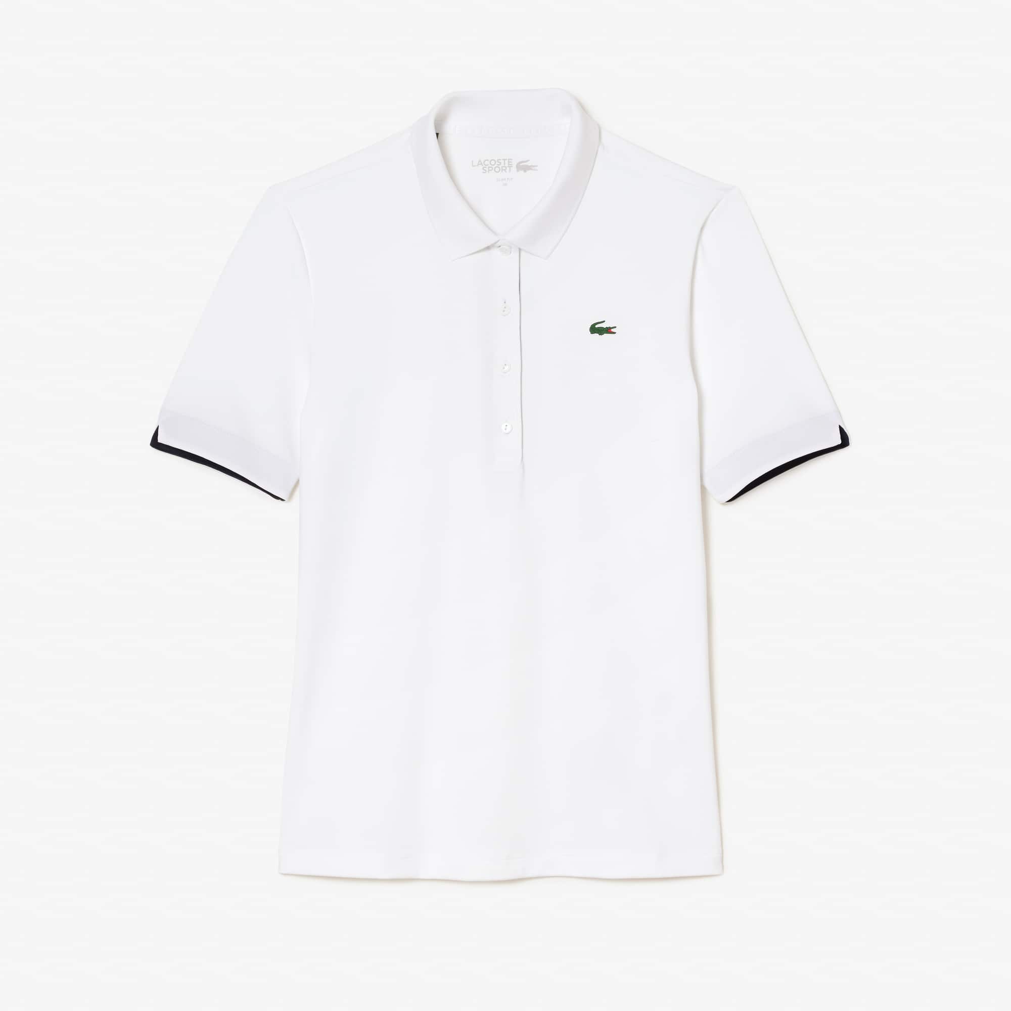 Tシャツ・カットソー LACOSTE Woman Polo Shirt White PF7839 001 Women's Regular Fit Supple Petit Piqué Polo - Polo Shirts