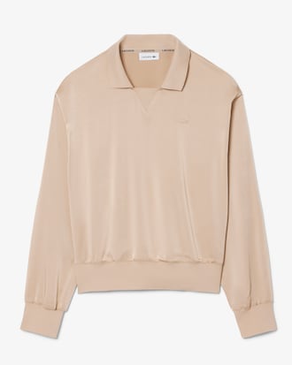 Polo de Sat&eacute;n Relax Fit