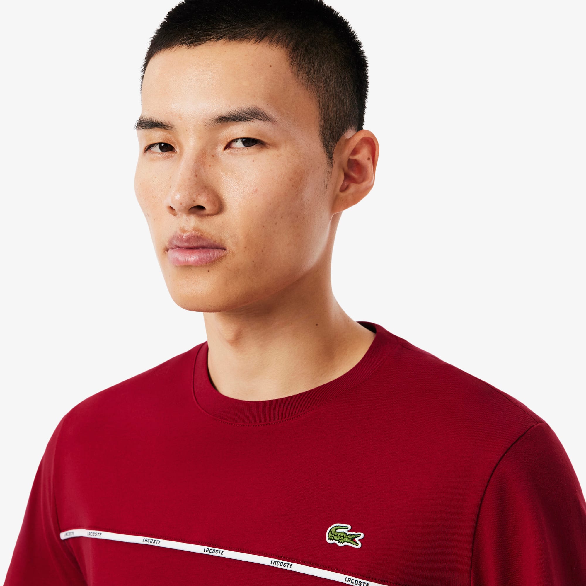 Men's Logo Trim Cotton Jersey T-Shirt - T-shirts - New In 2026