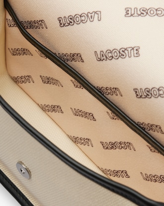 Bolso satchel Heritage con cierre de solapa y lona para mujer