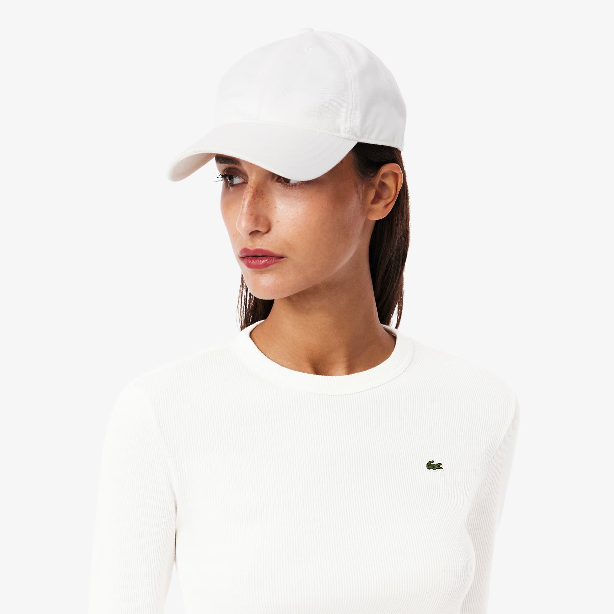 Women's Slim Fit Ribbed Cotton T-Shirt