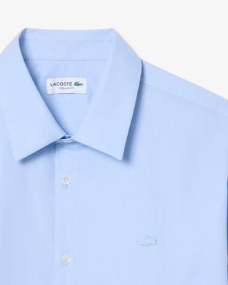 Camisa de Corte Regular de Algod&oacute;n Texturizado