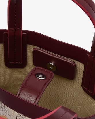 Women's Canvas Monogram Mini Tote