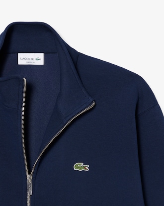 Double Face Piqu&eacute; Zipped Sweatshirt