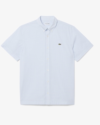 Regular Fit Short Sleeved Plaid Shirt