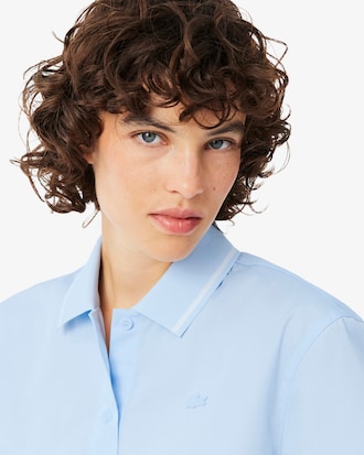 Camisa Oversized con Efecto Petit Piqu&eacute;