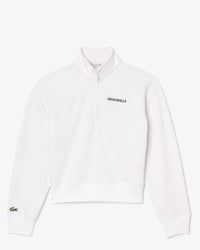 Sudadera holgada con estampado y Cierre