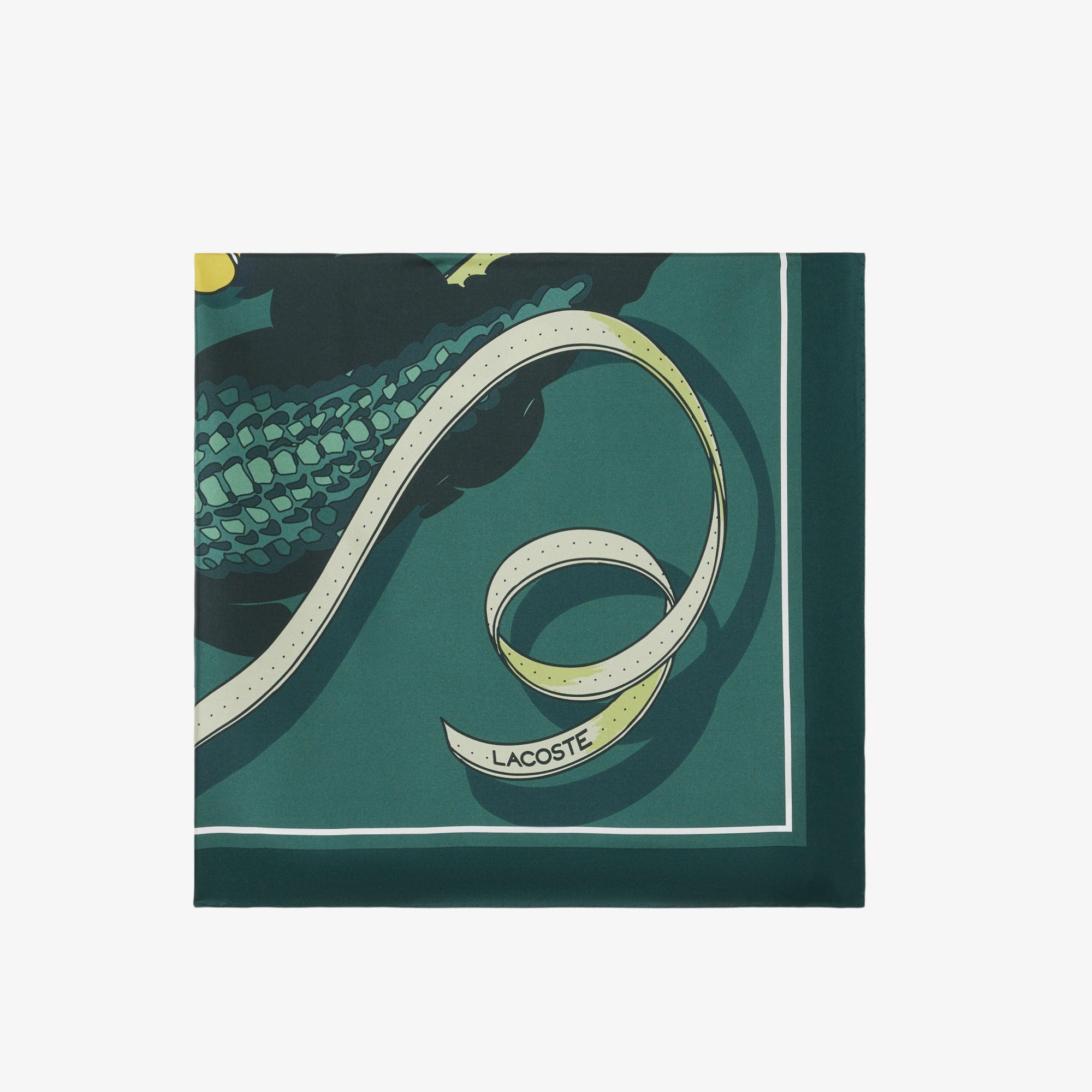 Runway Print Silk Square - Scarves & Gloves - New In 2026 | Lacoste