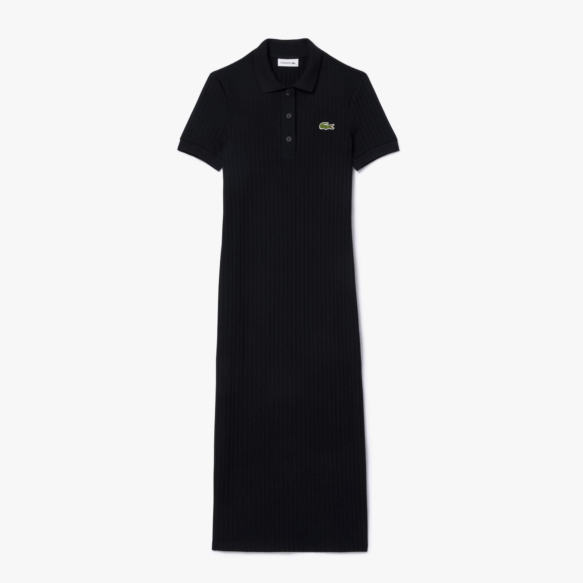 LACOSTE★FLARED ZIP UP POLO DRESS EF4481-51 Lacoste Flared Zip-Up Polo Dress / EF4481-51 | eBay