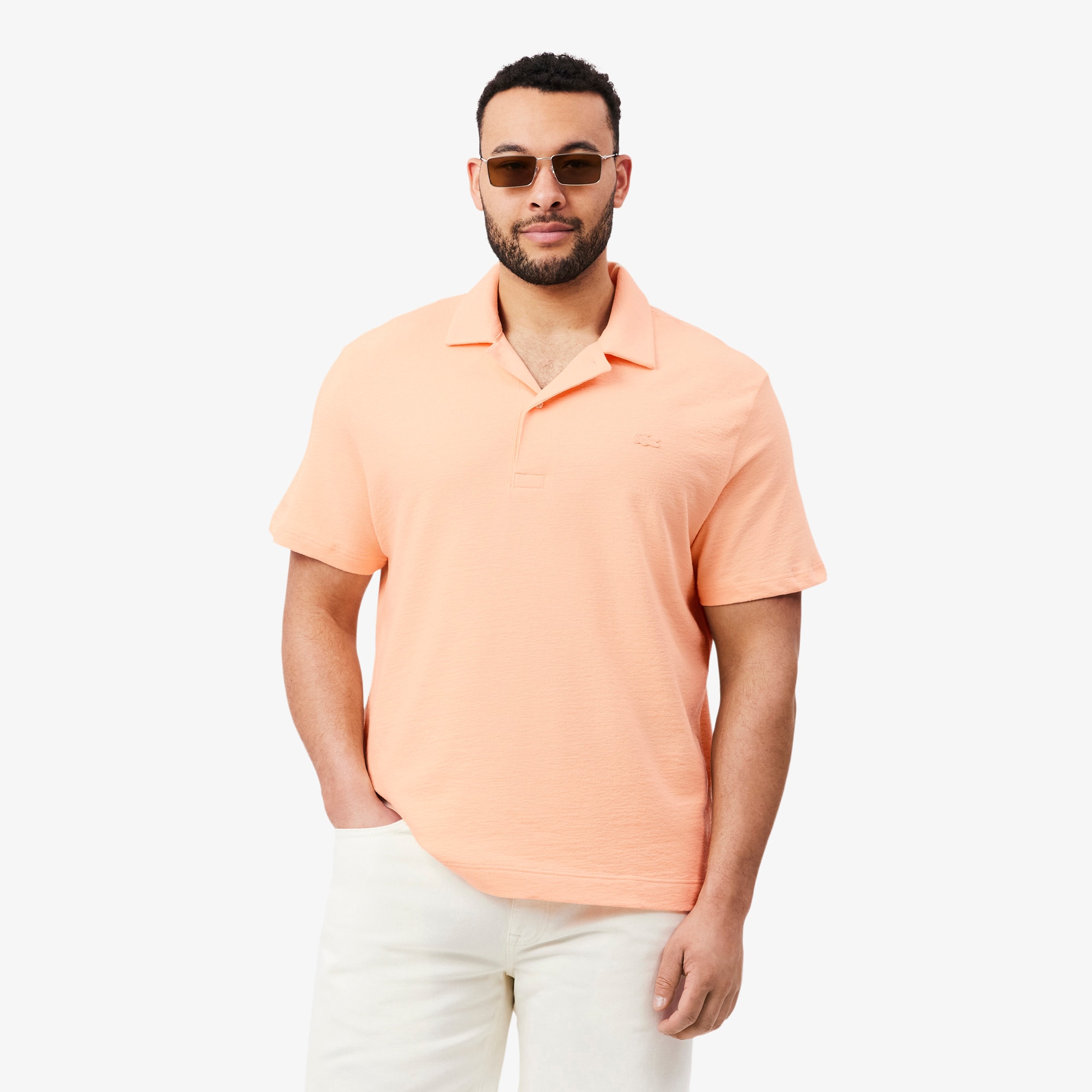 Classic Fit Textured Polo