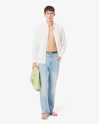 Boxer long coton stretch monogramme