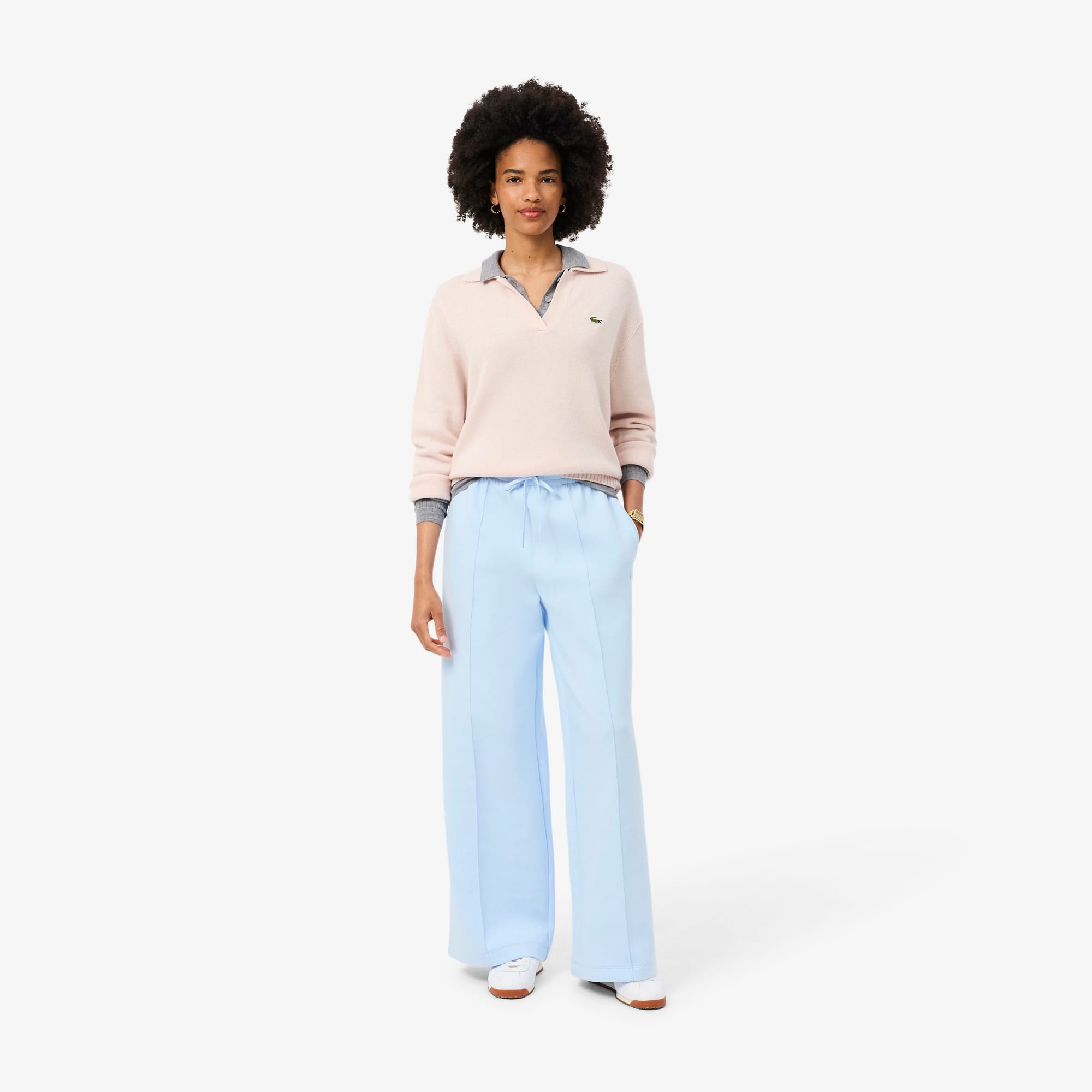Wide Fit Jersey Sweatpants - Pants & Leggings - New In 2026 | Lacoste