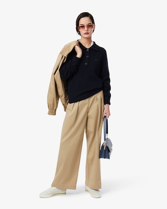 Women's Wool High-Neck Sweater
