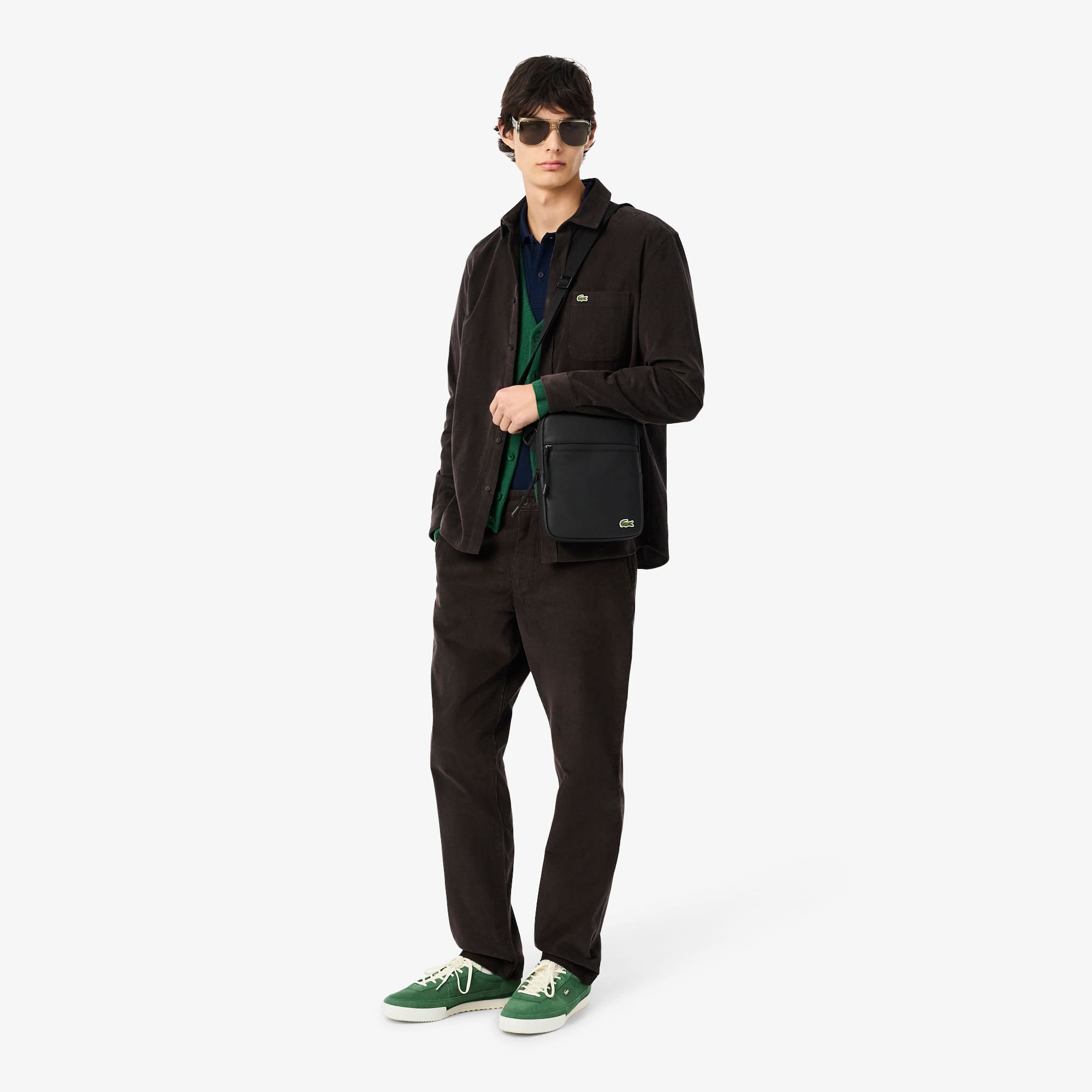 Men's Medium LCST Piqué Satchel - Bags - New In 2025 | Lacoste
