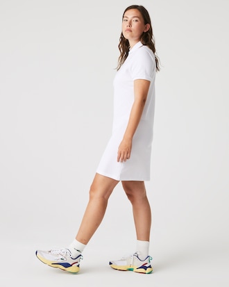 Women's Slim Fit Stretch Mini Piqué Polo Dress