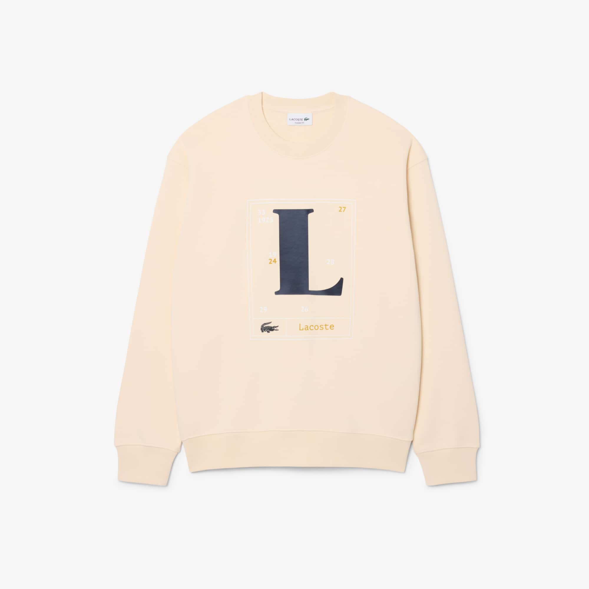 Graphic Print Fleece Sweatshirt