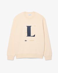 Graphic Print Fleece Sweatshirt