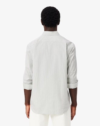 Camisa De Rayas Finas De Corte Regular