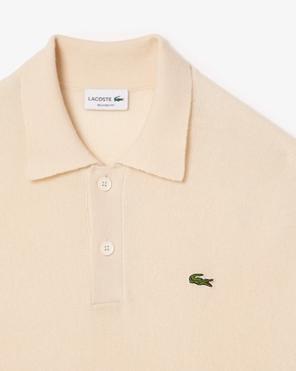 Polo Relaxed Fit De Lana Cardada