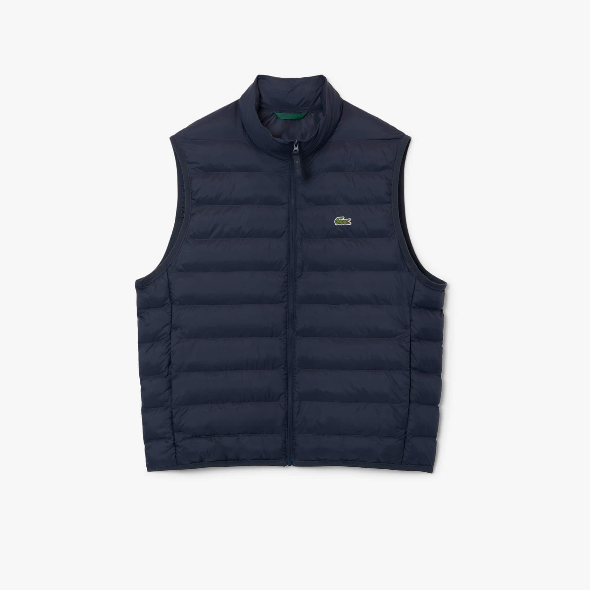 Water-Repellent Puffed Windbreaker Vest