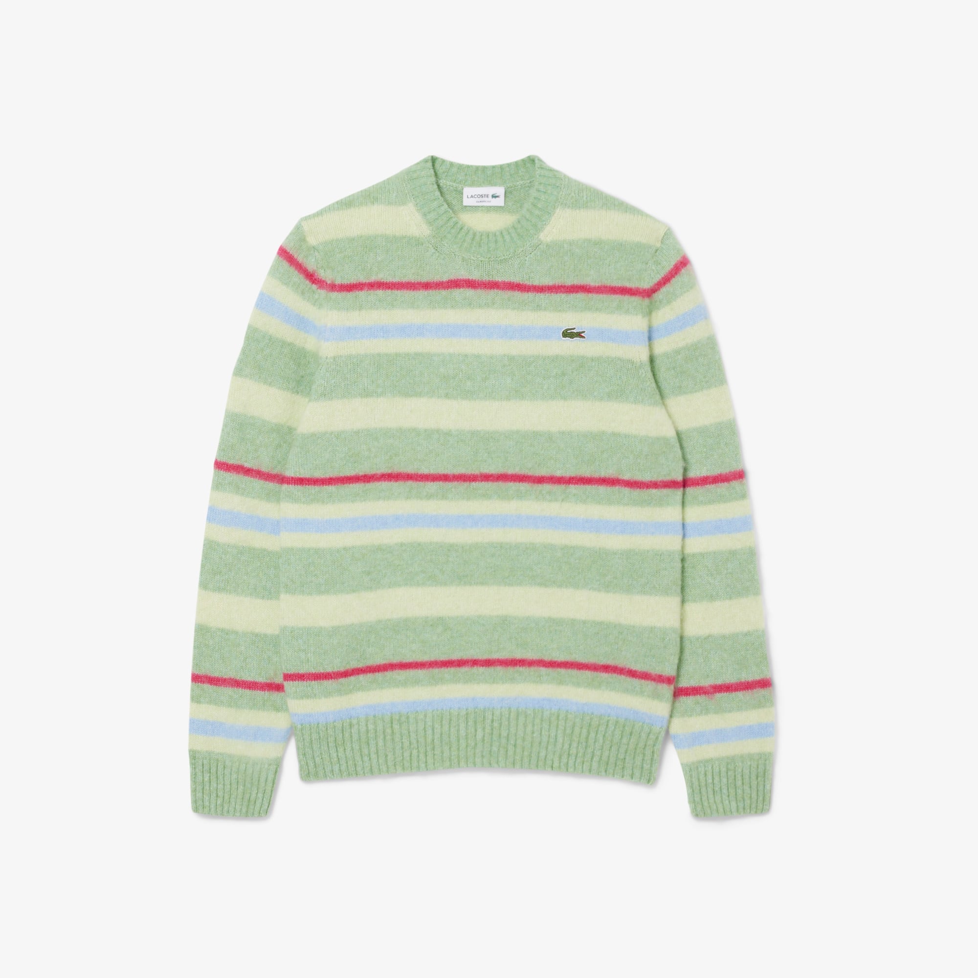 Men's Striped Alpaca Wool Sweater - Sweaters & Sweatshirts - New