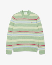 Men's Striped Alpaca Wool Sweater