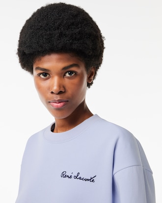Women's Oversized Piqué Hoodie