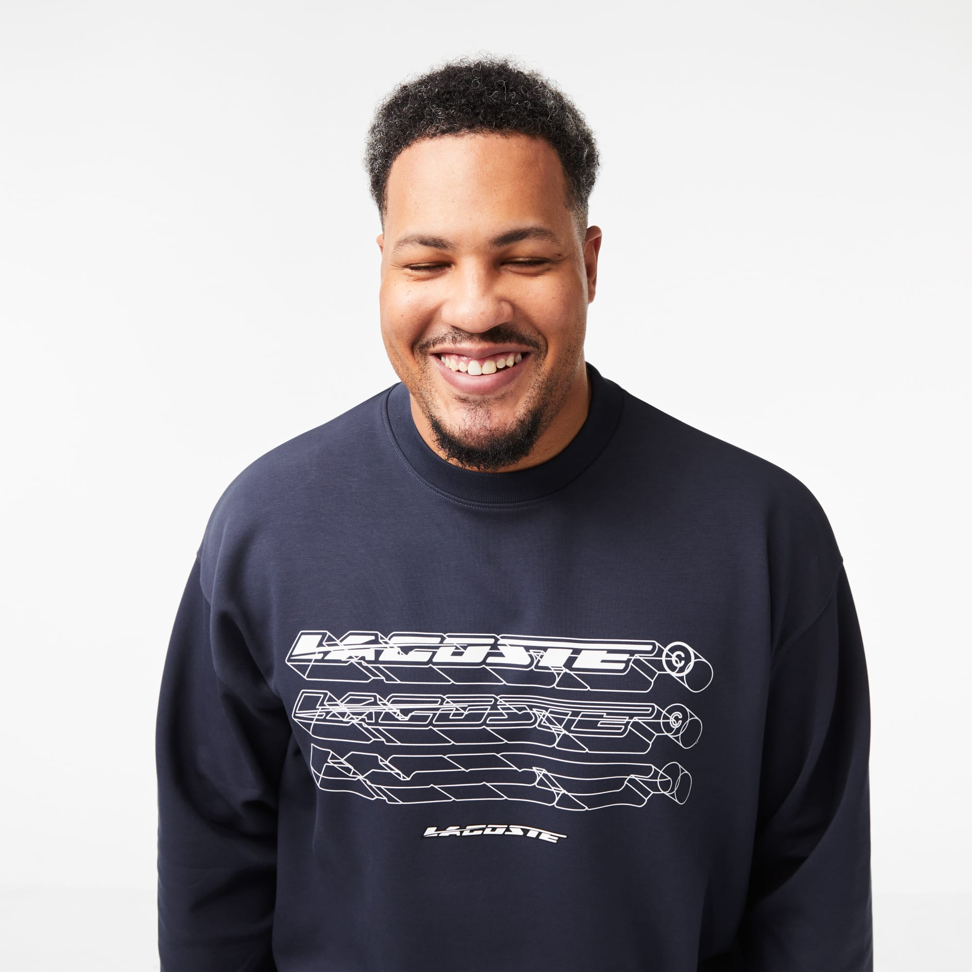 Men's Loose Fit Branded Sweatshirt - Sweaters & Sweatshirts - New