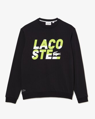 Men's Regular Fit Print Cotton Fleece Lounge Sweatshirt