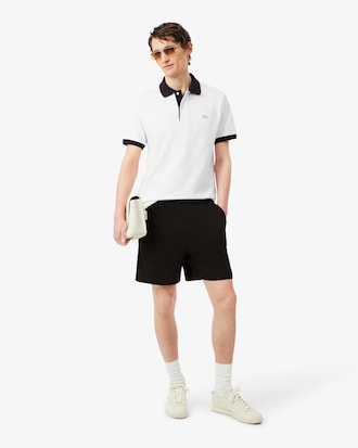 Classic Fit Contrast Rib Polo
