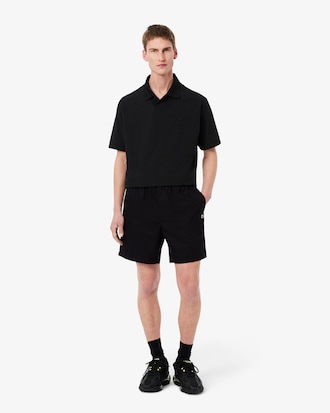 Shorts De Popel&iacute;n Relax Fit Para Hombre