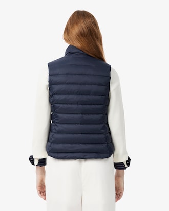 Water-Repellent Quilted Down Vest
