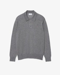 Cashmere Blend Polo Collar Sweater