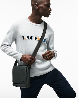 Sacoche &agrave; rabat Men's Classic en petit piqu&eacute; uni