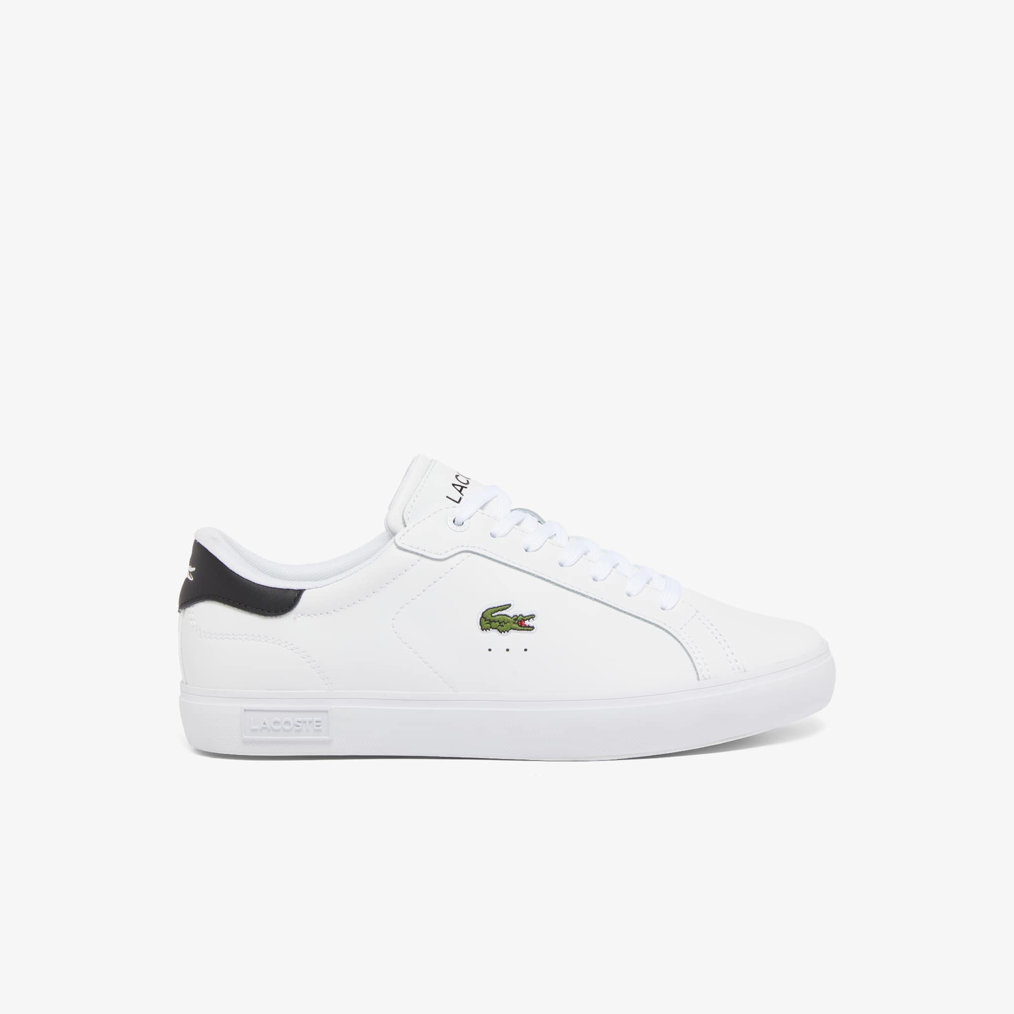 Lacoste Men's Powercourt Leather Sneakers - 8 In White