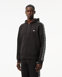 Men's Logo Stripe Zip-Up Hoodie