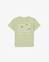 Crocodile Print Cotton T-Shirt