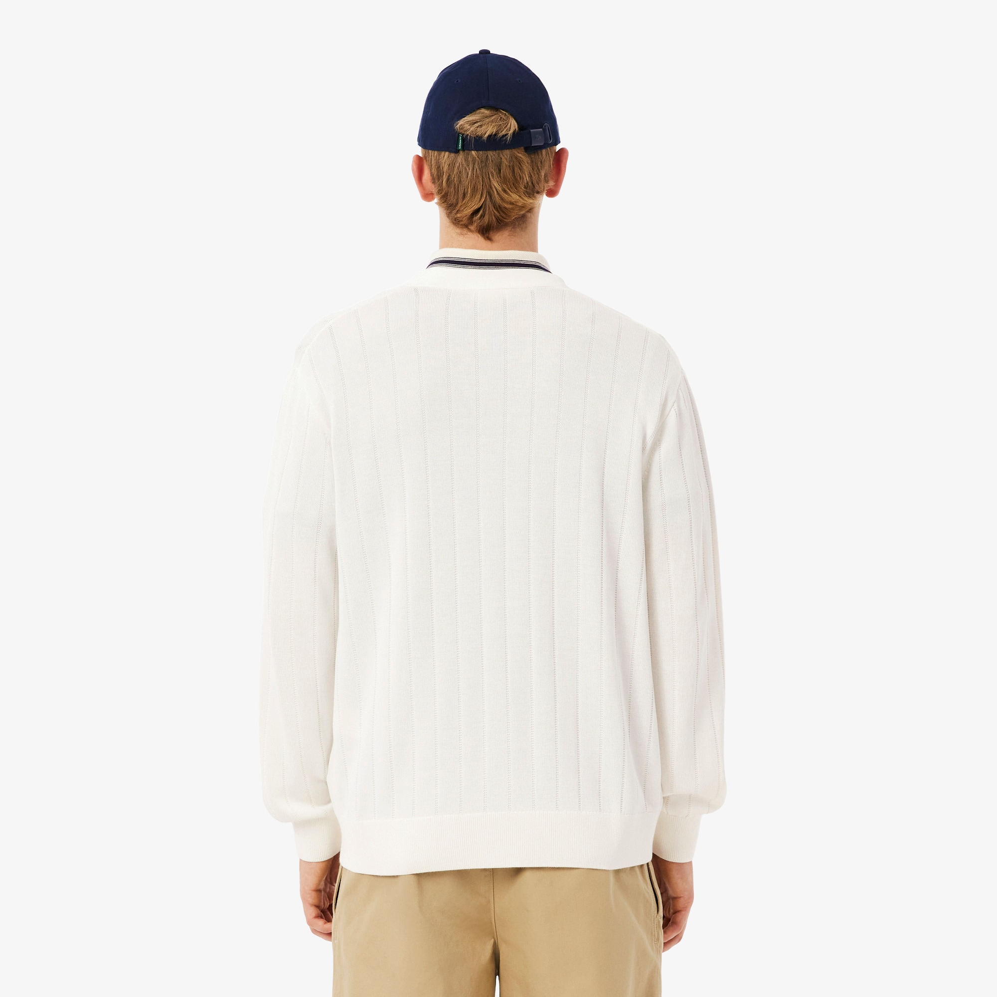 Men's Fluid Rib Knit Cardigan - Sweaters & Sweatshirts - New In