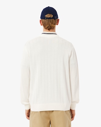 Men's Fluid Rib Knit Cardigan