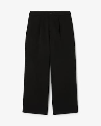 Men's Loose Fit Piqué Pleated Pants