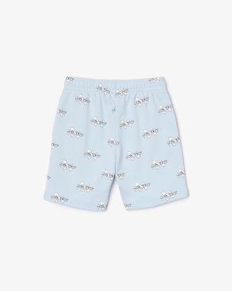 Kids' Printed Organic Cotton Flannel Shorts