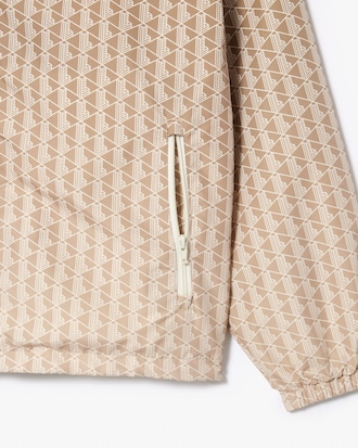 Men's Monogram Print Ombr&eacute; Track Jacket