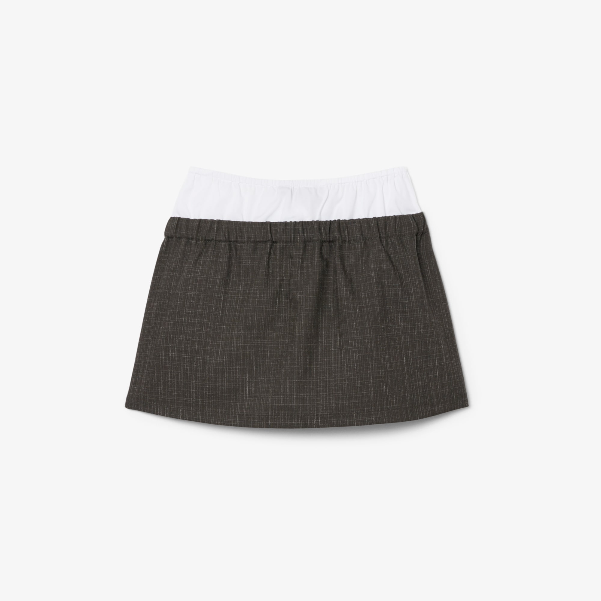 Runway Wool Mix Mini Skirt - undefined - New In 2026 | Lacoste