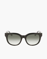 Croco Skin Oval Acetate Glasses