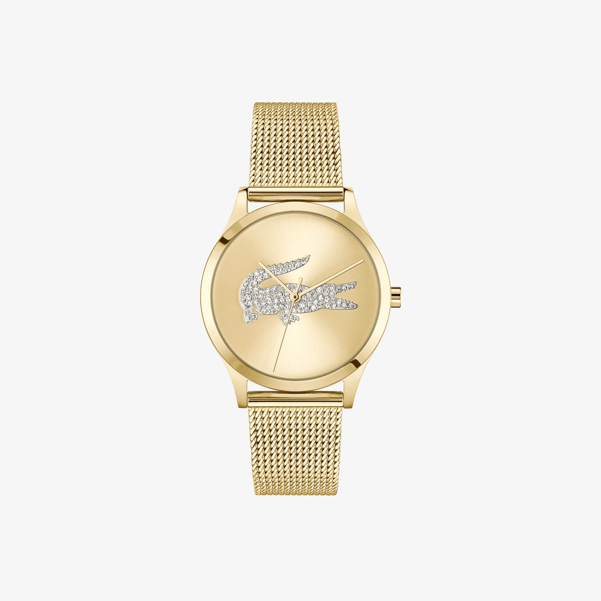 Lacoste Crocodelle Steel Watch - One Size In Gold