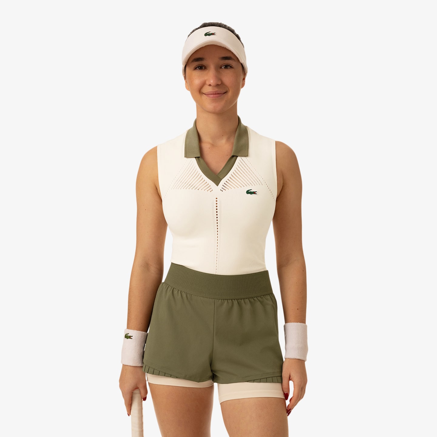 Women's Sleeveless Stretch Knit Tennis Polo - Polo Shirts - New In