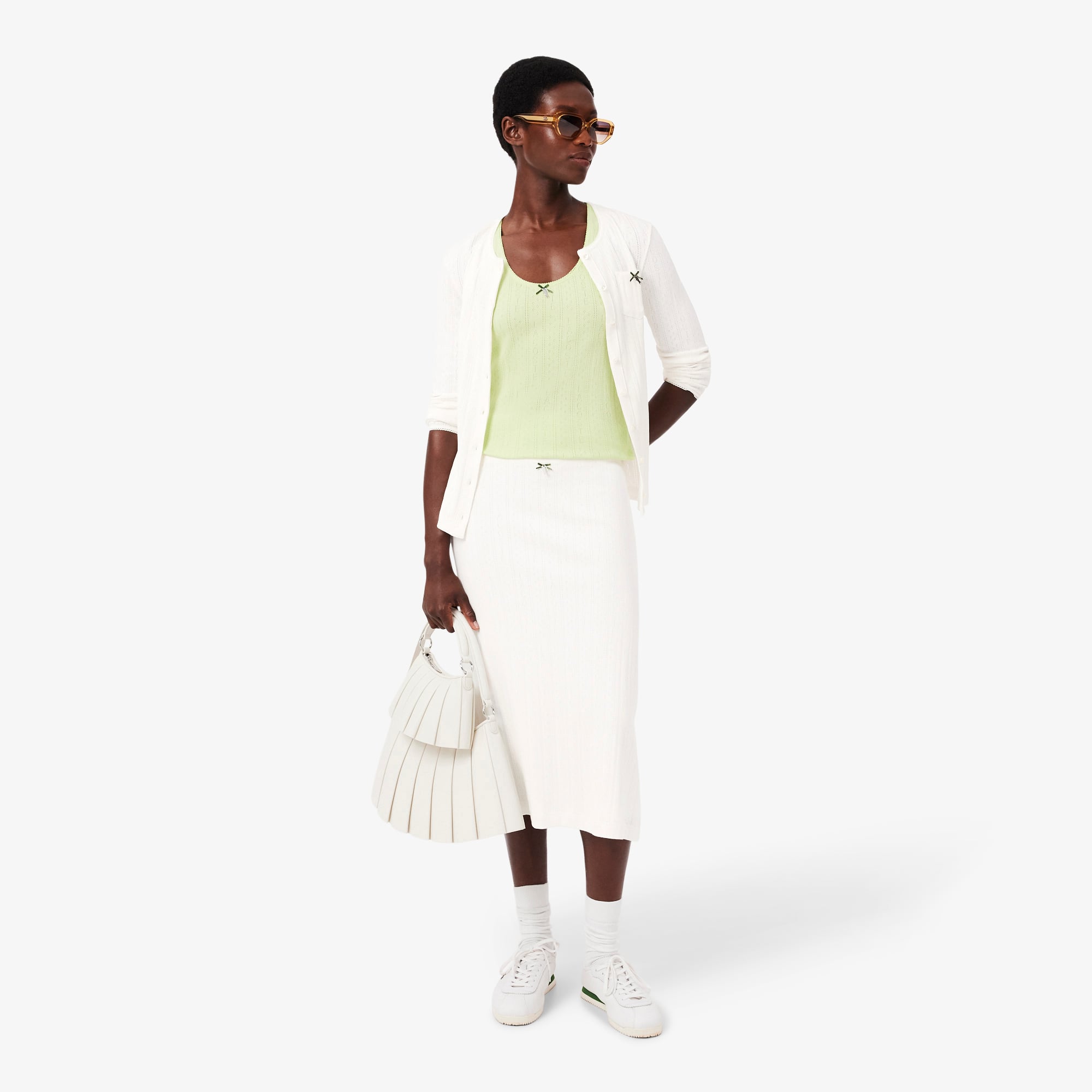 Cotton Midi Skirt - Shorts & Skirts - New In 2026 | Lacoste