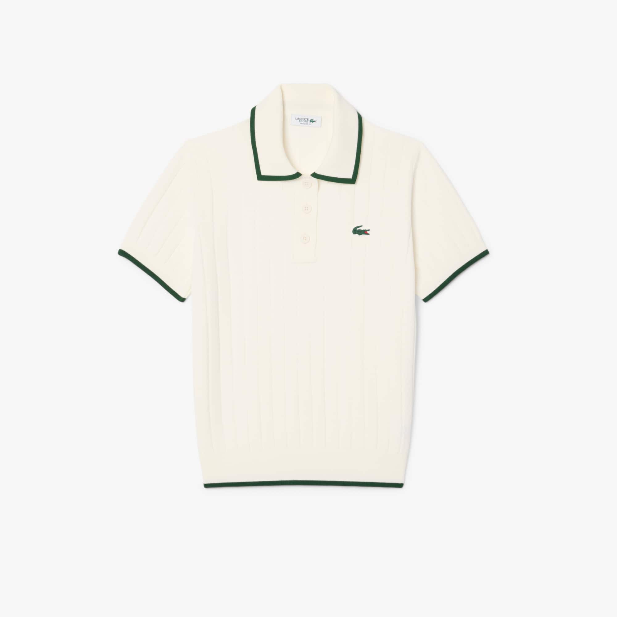 Women's Short Sleeve Polo Collar Golf Sweater - Sweaters