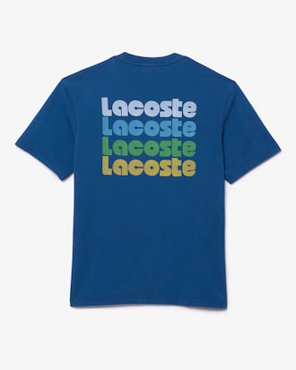 Men's Washed Effect Ombré Print T-Shirt