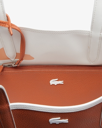 Anna Reversible Signature Canvas Tote